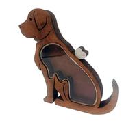 Haodream Una caja conmemorativa de madera adicional para mascotas para guardar el pelo enriquece tu rincón de recuerdos para mascotas con una caja de madera de moda
