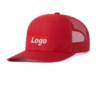 haoduanduan Gorra de Camionero de Malla Richardson 112 Personalizada Gorra de Béisbol Logotipo Bordado Personalizado Texto Personalizado Gorras Papá para Hombres Mujeres, rosso, S-4XL