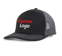 haoduanduan Richardson 112 - Gorra de béisbol de malla personalizada con logotipo bordado personalizado para papá para hombres y mujeres, negro/gris, S-4XL