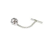 HAODUOO Accesorios de Clip de corbata de moda, bola hecha a mano, alfiler de corbata de Metal, decoración de hebilla de Pin de fijación(E)