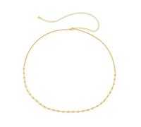 HAODUOO Body Chain Waist, Beach Waist Chains for Women Simple Stars Belly Chain for Women Sexy Belts(Gold)