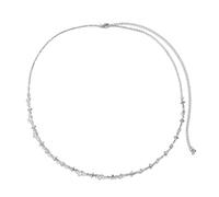 HAODUOO Body Chain Waist Dainty, Body Jewelry for Women Sexy Cross Cubic Zirconia Belly Chain for Women Waist Belts