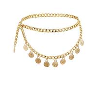 HAODUOO Body Chain Waist Dainty, Waist Belt Chains for Women Vintage Multilayer Chain Belly Chain for Women Waist Belts(Style 9)