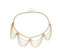 HAODUOO Body Chain Waist Dainty, Waist Belt Chains for Women Vintage Multilayer Chain Belly Chain for Women Waist Belts(Style 3)