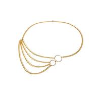 HAODUOO Body Chain Waist Dainty, Waist Belt Chains for Women Vintage Multilayer Chain Belly Chain for Women Waist Belts(Style 6)