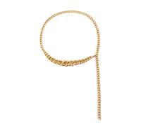 HAODUOO Body Chain Waist Dainty, Waist Body Chain for Bikini Thick Chain Tassel Belly Chains for Women Sexy Belts(Gold)