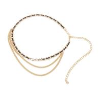 HAODUOO Chain Waist Chain Women's Dress Sweater Chain Metal Accessories Belt Decoration Women's Waist Girdle