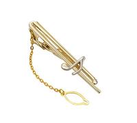 HAODUOO Clip de corbata de Metal con forma creativa for hombre, corbata profesional de negocios, Clip de corbata de moda con personalidad