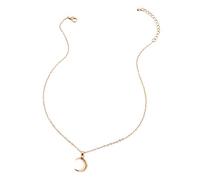 HAODUOO Collares Collares de clavícula for mujer Collares plateados Temperamento Collares y colgantes Collares simples for mujer, Gold