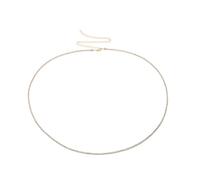 HAODUOO Decor Waist Chain, Women Waist Chain for Dress Elegant Square Inlaid Round Cubic Zirconia Belly Chain for Women Waist Belts(Gold)