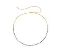 HAODUOO High Waisted Chain Bikini, Waist Body Chains for Women Simple Star Belly Chain for Women Sexy Belts(Gold)