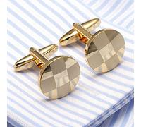 HAODUOO Jewelry Cufflinks Men's Cufflinks Shirt Cufflinks Plaid Cuffs Business Dress Cuff Nails Cufflinks for All Shirts