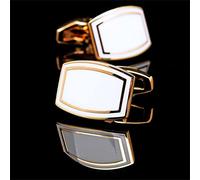 HAODUOO Jewelry French Shirt Cufflinks Men's Cufflinks Buttons Gold Wedding Groom Men's Guest Clothing Cuff Accessories