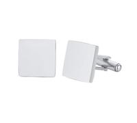 HAODUOO Mens Cufflinks Elegant Style Cuff Cufflinks Changing The First Cufflinks for Wedding Birthday Groom Gifts Stainless Steel Cufflinks Statement Jewelry Clothing Accessories(Square Silver)