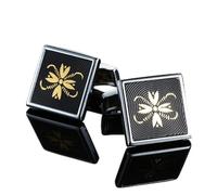 HAODUOO Mens Cufflinks Elegant Style Cuff Men's Shirt Cufflinks, Retro Pattern Cufflinks, Men's French Shirt Cufflinks Shirt Stud Cufflinks(17)