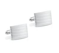 HAODUOO Men's Shirt Cufflinks Plain Color Smooth Metal Cufflinks Men's French Shirt Cufflinks