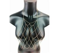 HAODUOO Necklaces Body Jewelry Bra Chest Chains Body Chain Bikini for Women Summer Accessories Beach Belly Waist Punk
