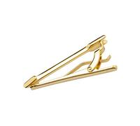 HAODUOO Pin de corbata informal de negocios for hombre, Lavalier de Metal con forma creativa dorada, accesorios decorativos