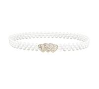 HAODUOO Waist Chain Elastic Belt Sweet Style Matching Dress Heart Waist Decoration
