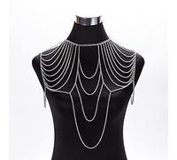 HAODUOO Waist Chain Women Shoulder Chain Gold Color Fashion Unique Charm of The Female Body Chain Jewelry Woman