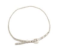 HAODUOO Waist Chain Women's Chain Sparkle Engraved Belt Buckle Hip Hop Body Chain Gold Beach Accessories(Gold)