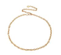 HAODUOO Waist Chain Women's Matte Hollow Punk Style Chain Decoration Dress Belt Europe and America