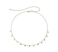 HAODUOO Womens Waist Chain Belt, Body Jewelry for Women Sexy Simple Star Pendant Belly Chain for Women Sexy Belts(Gold)