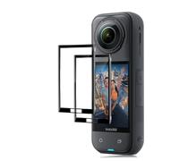 Haofun 2 piezas Película Protectora para Insta360 X5/Insta360 X4, HD TPU Película protectora flexible (No es de cristal), Antiarañazos, Antihuellas y Sin Burbujas Protectora