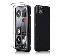 Haofun 2 Piezas Protector de Pantalla para Nothing CMF Phone 1 con 2 Piezas Protector de Lente de Cámara, Ultra HD Cristal Templado, 0.33MM Dureza 9H Vidrio Templado, Anti Arañazos, Sin Burbujas