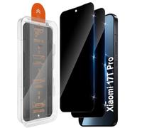 Haofun 2 protectores de pantalla de privacidad para Xiaomi Mi 17T Pro 5G para cristal blindado, sin burbujas, montaje en coche, dureza 9H, borde negro, cristal protector de pantalla, antiespía