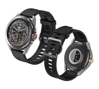 Haofun 22mm Correas para Xiaomi Watch S4 Sport/Watch S3/ Watch 2/2 Pro/Watch S2/ Redmi Watch 5 Active/ 5 Lite para Amazfit Balance/Bip 5 para Garmin Venu 3/2/ Vivoactive 4 -Cóncava Negra