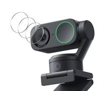 Haofun 3 piezas Película Protectora para Insta360 Link2 / Link 2C, PelíCula Protectora de Lente Antihuellas de Vidrio Templado Ultraclaro para Insta360 Link2 / Link 2C