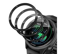 Haofun 3 Piezas Protector de Pantalla Compatible con Garmin Forerunner 570 42mm TPU Película, Libre De Burbujas Cubierta Protectora Ultrafina, HD Película Protectora de TPU