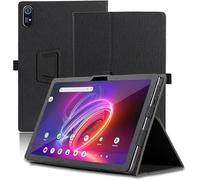 Haofun Funda Compatible con Acer Iconia Tab P11, Cover PU Protector con Soporte Multiángulo, Ultra Delgada Anti-Caída Case con Correa para la Muñeca, Negro