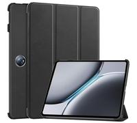 Haofun Funda Compatible con OPPO Pad 3 Pro/OnePlus Pad 2, Carcasa de Cuero PU Negocio Folio con Múltiple Ángulo de Visión, Anti-Caída Case Carcasa con Auto Despertador/Sueño (Negro)
