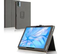 Haofun Funda Compatible con OUKITEL OT5S/OT5/DOOGEE T20 Ultra/T40 Pro, Smart Cover PU Protectorcon Soporte Multiángulo, Ultra Delgada Anti-Caída Case Carcasa con Soporte para Lápiz (Negro)