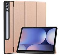 Haofun Funda Compatible con Samsung Galaxy Tab S10 Plus/S9 Plus/S9 FE Plus, Cover Magnética con Soporte Multiángulo, Mate Ultra Delgada Case Carcasa con Auto Despertador/Sueño (Oro Rosa)