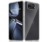 Haofun Funda para ASUS Zenfone 12 Ultra, Funda Transparente Carcasa de Silicona TPU Flexible, Bumper con Esquinas Protectoras de Absorción de Golpes reforzadas Antichoques Case Slim Cover
