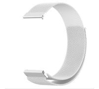 Haofun Nylon Correa para Huawei Watch GT5/GT5 Pro 46mm Mujer Hombre, Diseño de Pasta Elegante, Pulsera Reemplazo Suave Deportiva Correa, Plata del milán