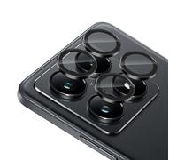 Haofun Protector de Lente de Cámara Compatible con Xiaomi Mi 14T Pro, Cristal Vidrio Templado 9H Individuo Metal, Anti Arañazos, Sin Burbujas, HD Cristal Templado