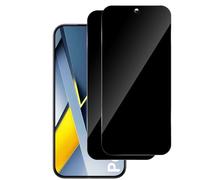 Haofun Protector de Pantalla de Privacidad Cobertura Completo para Xiaomi POCO F8 Ultra, 2 Piezas Anti Espía Alta Sensibilidad Cristal Vidrio Templado [Sin Burbujas]