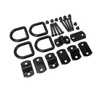 Haofy 1/2 Pulgada de Tornillos de Anillo D Muy Falsos con 12125 Libras de Resistencia a la Resistencia para los Remolques, Camiones. (Black)