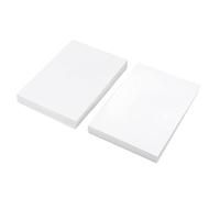 Haofy 100pcs Tarjetas en 4x6 con Espacio Grande, Stock de Tarjetas Blancas para Proyectos de Bricolaje, álbum de Recortes, Artes y Oficios, Ideal para Impresión, de Felicitación, Caja de Embalaje