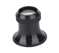 Haofy 15x Ligadora de Reparación de Relojes, Buena Transparencia y Resistencia Al Impacto, Lupas de 15x, para Relojeros, Joyas y Operaciones de Artes con Visión Clara con