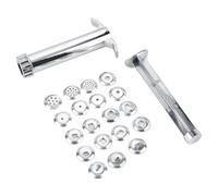 Haofy 19 Extruster de Arcilla de Disco, Juego de Herramientas de Extrusión de Arcilla de Pistola con 19 Discos Intercambiables, para Arcilla de Cerámica, Masa, Elaboración de Pasta de