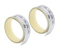 Haofy 2 Cintas Métricas Autoadhesivas de 60 Pulgadas y 150 Cm, Regla de Aluminio con Fracciones para Carpintería, Sierras, Vallas, Bancos de Trabajo, Mesas de Dibujo, Herramienta de