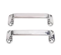Haofy 2 Tiradores de Puerta de Acero Inoxidable, Barra de Agarre Marina de 120 Mm para Barco, Yate, RV, Pasamanos de Metal con Agarre Cómodo para Baño, Cocina, Lavadero, Remolque,