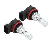 Haofy 2 Uds H8/H11 80W 8000K Bombilla de Luz Antiniebla LED Azul Hielo 12-24V Bombilla de Luz Antiniebla Universal