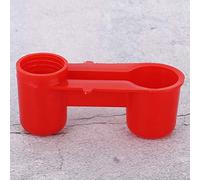 Haofy 20 Piezas de Herramienta para Beber Pájaros de para Granja, Equipo de Bebedero para Pájaros Rojos para Suministro de Agua y Uso de Drogas, Material de PVC, Adecuado para Bebederos para,