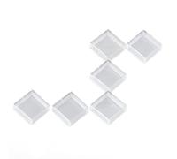 Haofy 200 Tapas de Botón de Interruptor Táctil Transparentes, Cubiertas de Interruptor de Llave Cuadradas Livianas para Fácil Reemplazo e Instalación, Adecuadas para Mantenimiento de Interruptores